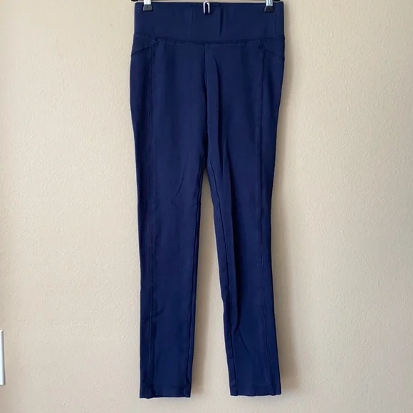 Ci Sono Thick Navy Blue Leggings - Picture 1 of 10